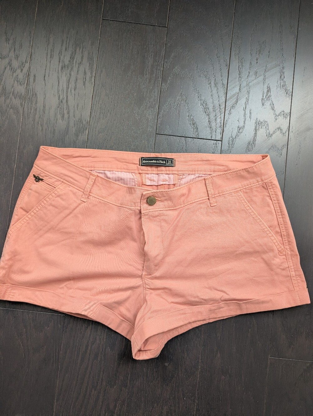 Abercrombie & Fitch Peach Pink Cotton Cotton Shorts - Women's Size 31